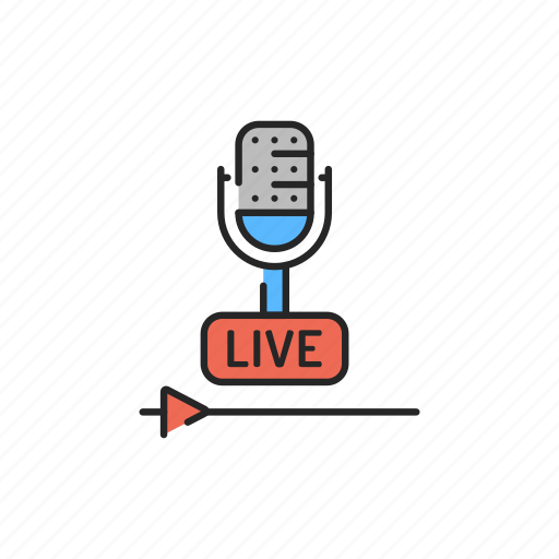 Mic, live, microphone icon - Download on Iconfinder