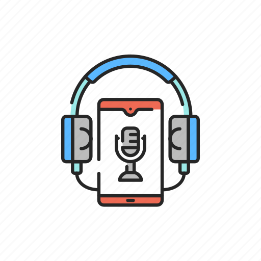 Smartphone, podcast, mic icon - Download on Iconfinder