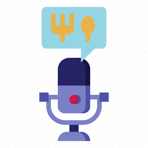 Cooking, communications, microphone, talk, audio, chat, food icon - Download on Iconfinder