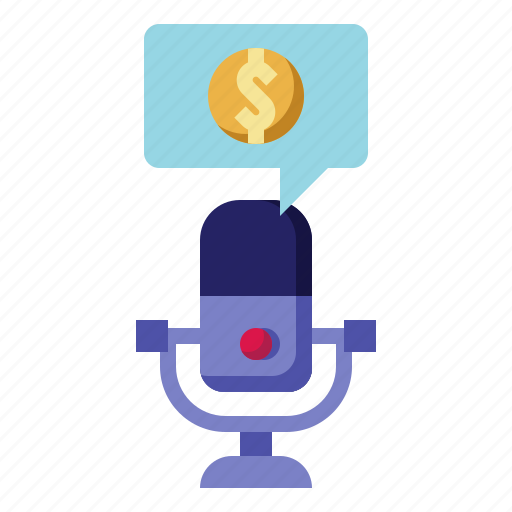Profit, podcast, deposit, money, audio, chat icon - Download on Iconfinder