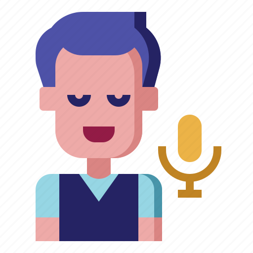 Speech, lecture, conference, lecturer, moderator, talk icon - Download on Iconfinder