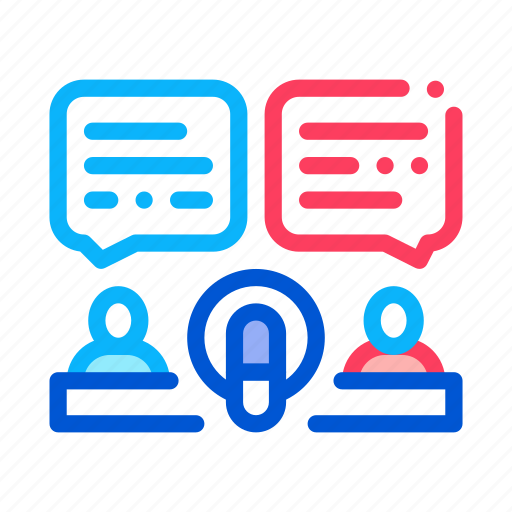 Chat, hosts, message, microphone, talk icon - Download on Iconfinder