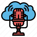 podcast, cloud, audio, radio, storage, computing