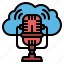 podcast, cloud, audio, radio, storage, computing 