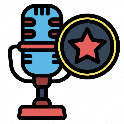 Podcast, favourite, microphone, star, rate icon - Download on Iconfinder