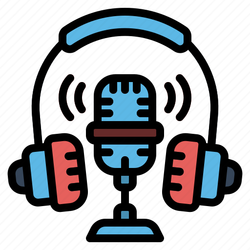 Podcast, headphone, music, audio, headset, sound icon - Download on Iconfinder