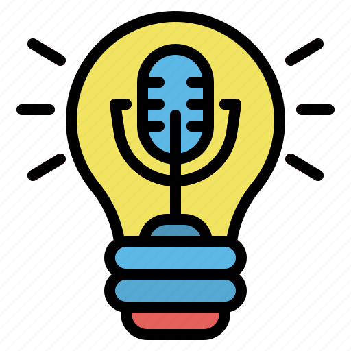 Podcast, idea, bulb, light, business, lamp icon - Download on Iconfinder