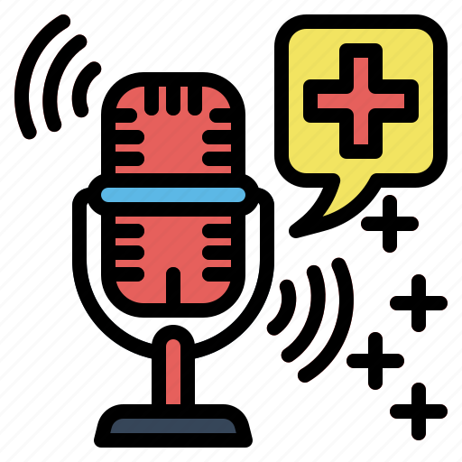 Podcast, medical, health, audio, microphone, chat icon - Download on Iconfinder