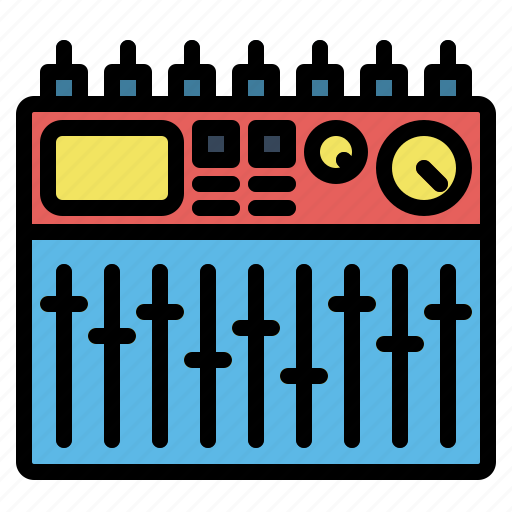 Podcast, mixer, audio, equalizer, music, mixing, record icon - Download on Iconfinder