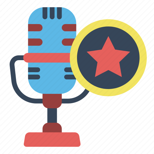 Podcast, favourite, microphone, star, rate icon - Download on Iconfinder