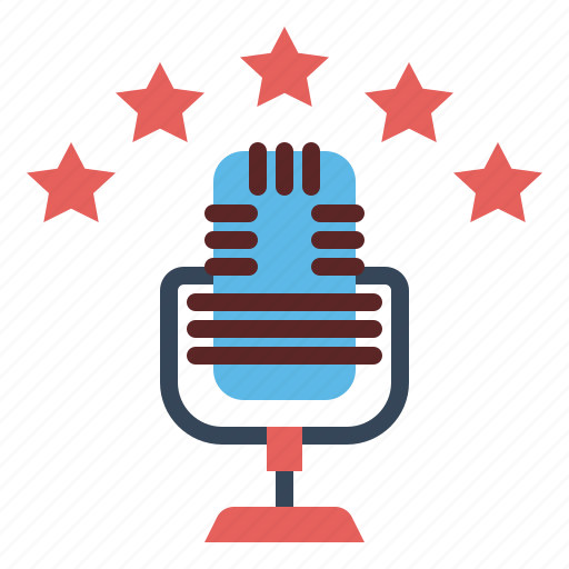 Podcast, rating, star, audio, microphone, radio icon - Download on Iconfinder