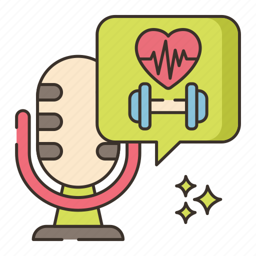 Health, and, fitness, podcast icon - Download on Iconfinder