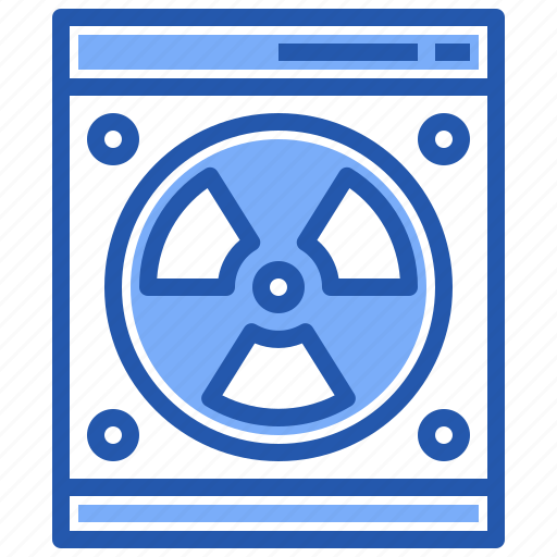 Radioactive, nuclear, power, signaling, radiation, industry icon - Download on Iconfinder