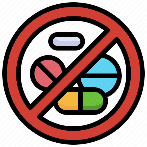 No, drugs, medication, signaling, healthcare, medical icon - Download on Iconfinder