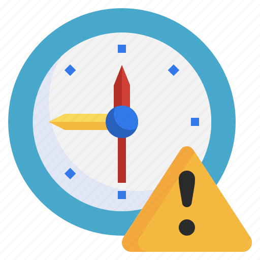 Expired, clock, time, delay, alert icon - Download on Iconfinder