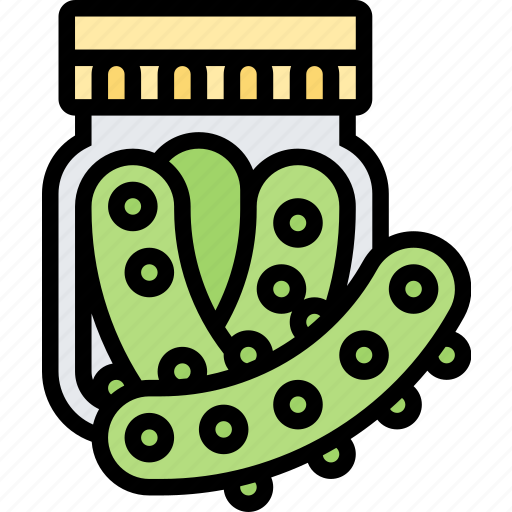 Cucumber, pickled, vegetable, cuisine, diet icon - Download on Iconfinder