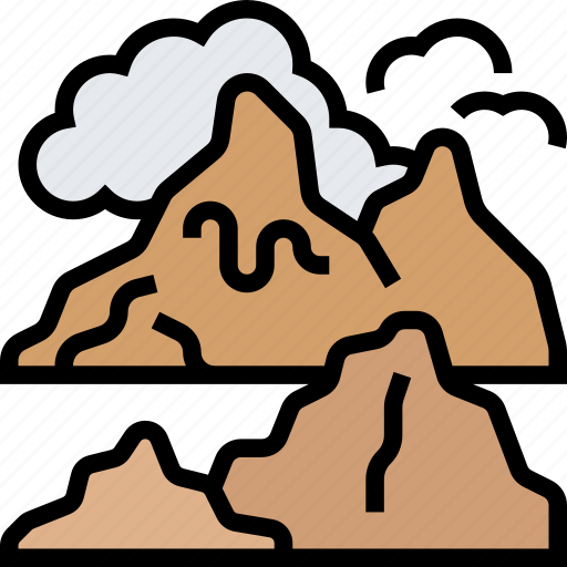 Mountains, landscape, trekking, valley, nature icon - Download on Iconfinder