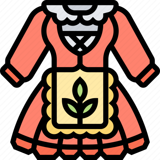 Polish, costume, dress, woman, traditional icon - Download on Iconfinder