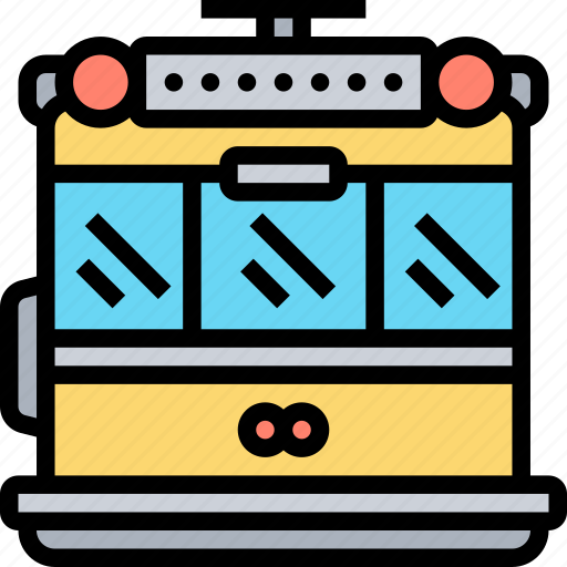Tram, city, public, electric, transportation icon - Download on Iconfinder
