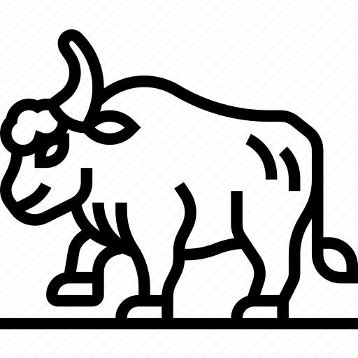 Bison, buffalo, animal, mammal, wildlife icon - Download on Iconfinder