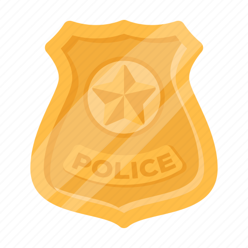 Badge, police, policeman, sign icon - Download on Iconfinder