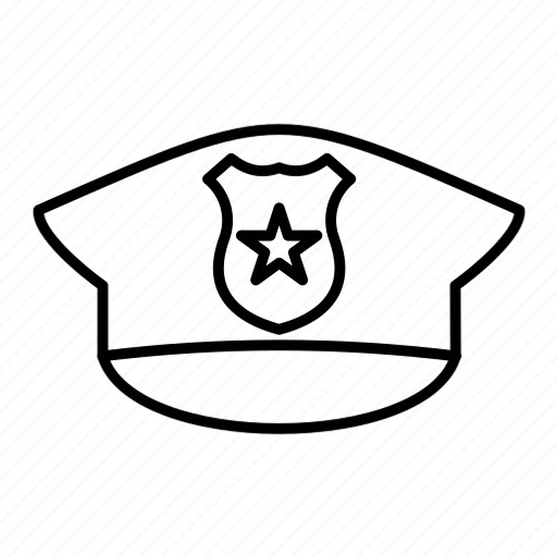 Police hat, cap, uniform, polieman, officer icon - Download on Iconfinder