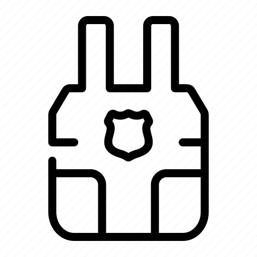 Police, vestbullet, proofbullet, proof, vestsecurityweapons icon - Download on Iconfinder