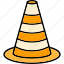 cone, alert, safety, warning 