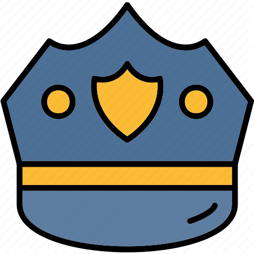 Police, cap, hat, badge, officer icon - Download on Iconfinder