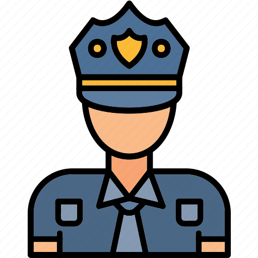 Police, man, cop, male, uniform icon - Download on Iconfinder