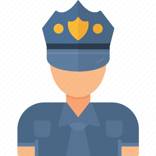 Police, man, cop, male, uniform icon - Download on Iconfinder