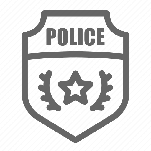 Badge, police, sheriff icon - Download on Iconfinder