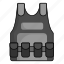 bullet proof vest, bullet vest, case, crime, police 