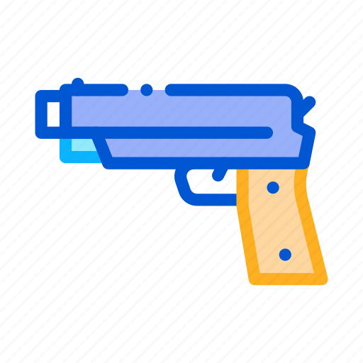 Gun, iron, police, shooting, weapon icon - Download on Iconfinder