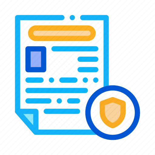 police report security shield worksheet icon