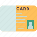 identification, card, person, official, information