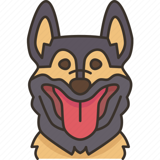 Dog, german, shepherd, breed, pet icon - Download on Iconfinder