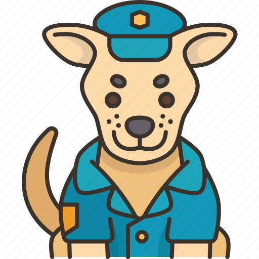 Dog, police, security, guard, service icon - Download on Iconfinder