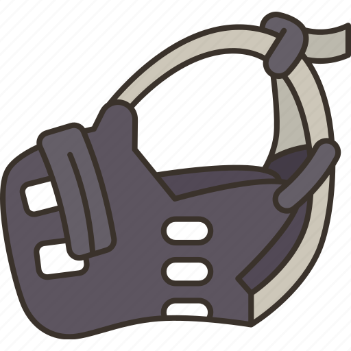 Muzzle, dog, mouth, strap, safety icon - Download on Iconfinder