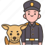 police, dog, officer, patrol, service 