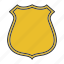 badge, department, emblem, firefighter, label, police, policeman 