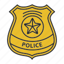 badge, cop, department, detective, officer, police, policeman