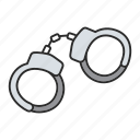 arrest, chain, criminal, handcuffs, manacle, police, prisoner