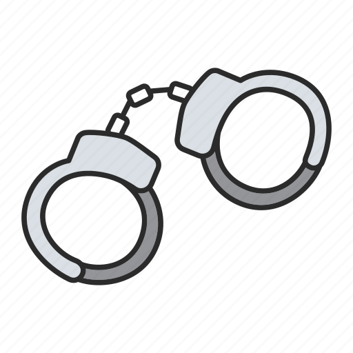 Arrest, chain, criminal, handcuffs, manacle, police, prisoner icon - Download on Iconfinder