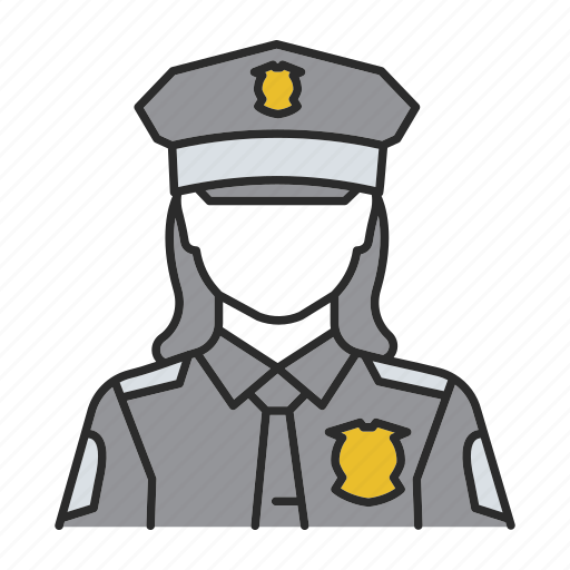 Cop, officer, police, policeman, policewoman, woman icon - Download on Iconfinder