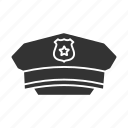 cap, cop, hat, headwear, officer, police, policeman