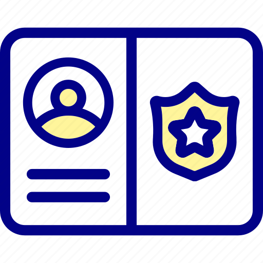 Police, identity, card, officer, sheriff icon - Download on Iconfinder