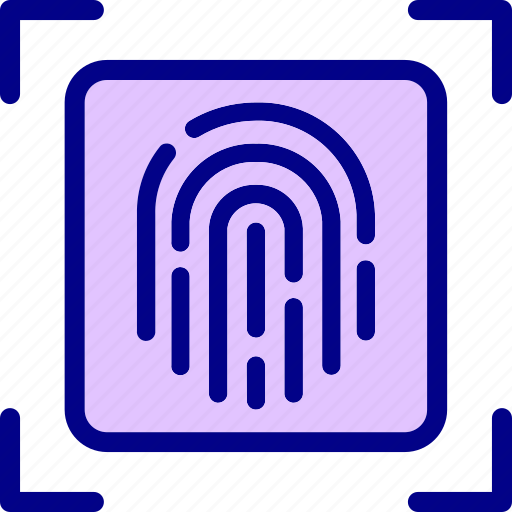 Fingerprint, scan, security, identification, biometric icon - Download on Iconfinder