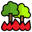 forest, fire, power, energy, ecology, electric