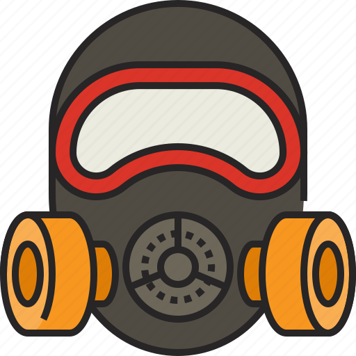 Biohazard, gas mask, mask, protection, respirator, respiratory mask, safety icon - Download on Iconfinder